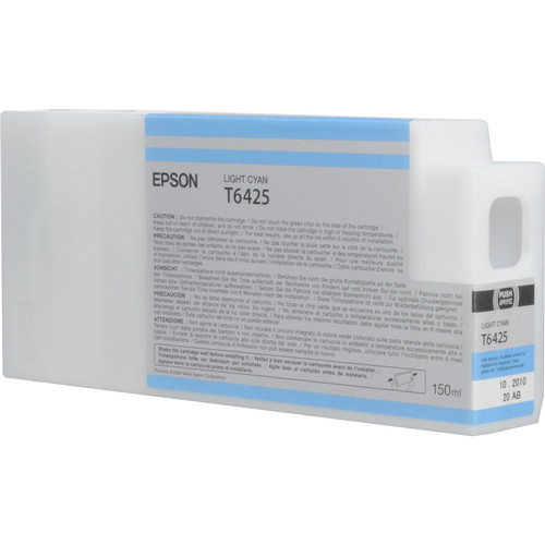 Epson T642500 Light Cyan UltraChrome HDR Ink Cartridge for Select Stylus Pro Printers (150 mL)