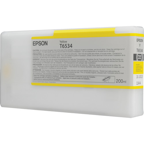 Epson Yellow UltraChrome Ink Cartridge for Stylus Pro 4900 (200 ml)