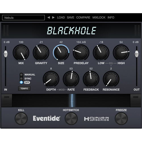 Eventide Blackhole - Native Reverb Plug-In