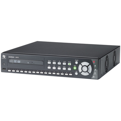 EverFocus ECOR264X1 Network DVR with DVD Burner (16-Channel, 2TB)