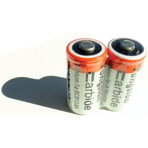 ExtremeBeam CR123 3.0V Rechargeable Li-ion Batteries (500 mAh, Two Pack)