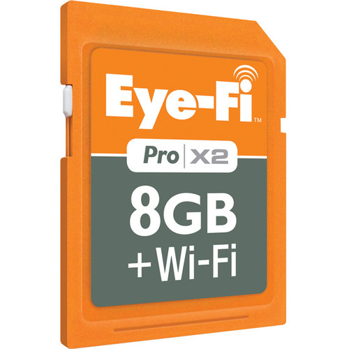 Eyefi 8GB SDHC Memory Card Pro X2 Wireless Class 6 EYE-FI-8PC