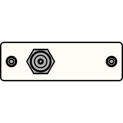 FSR IPS-V911S-WHT F-Connector to Bulkhead Insert Plate (White)