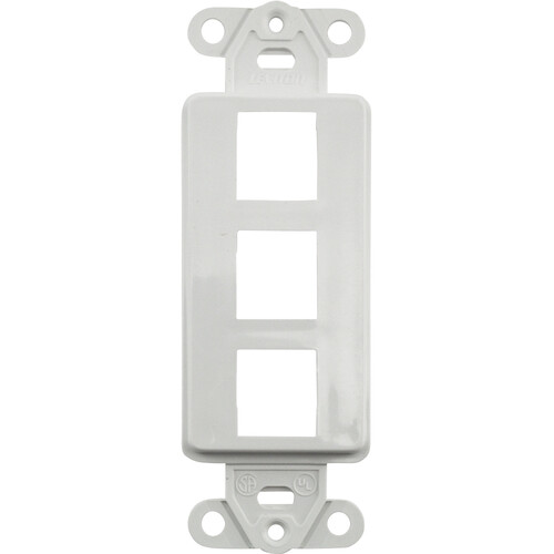 FSR SS-PORT3-WHT  3-Port Plate (White)