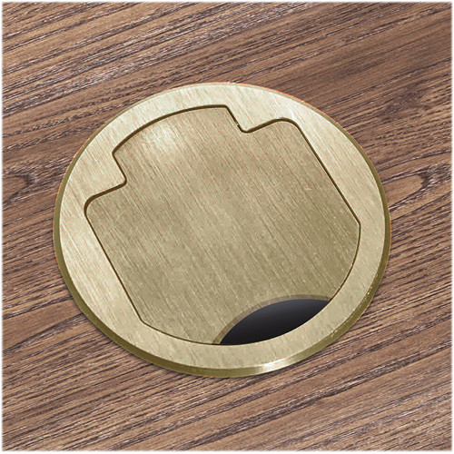 FSR T3-PC1HW-CP-BRS Table Box (Round Brass Cover)