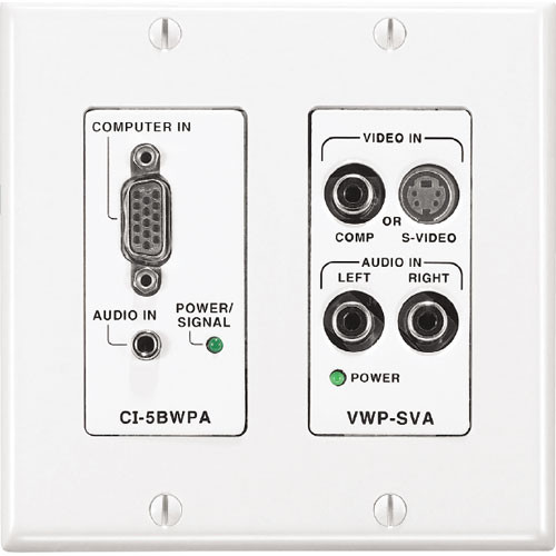 FSR VIP-100-WHT Wall Plate Interface (White)