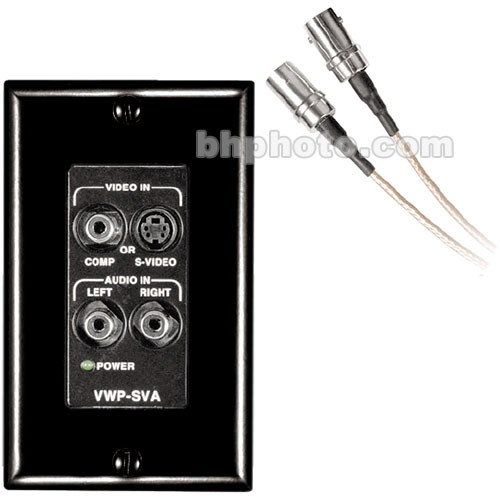 FSR VWP-BLK Wall Plate Interface and Line Driver