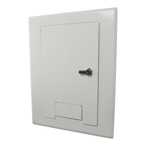 FSR WB-X1-CVR-WHT Flush-Mounted Locking Cover (White)