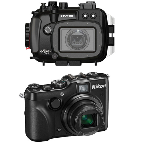Fantasea Line FP7100 Housing with Nikon COOLPIX P7100 Digital Camera Kit