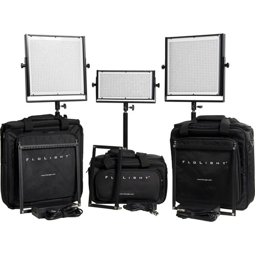 FloLight MicroBeam 1- 512 / 2- 1024 Three Light Standard LED Kit