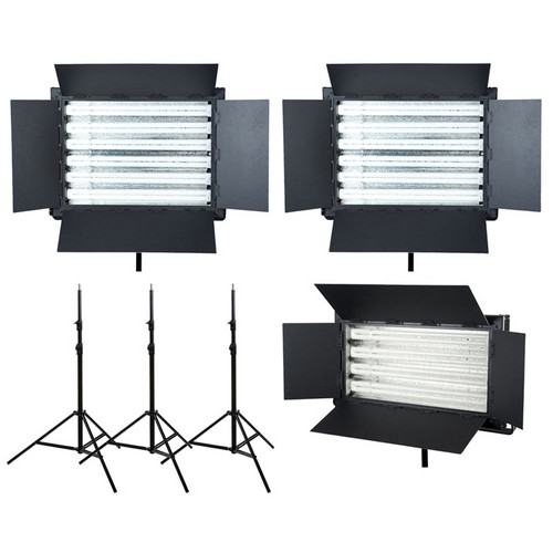 FloLight 1 x FL-220AWD / 2 x FL-330AWD Fluorescent 3-Light Kit (5400K)