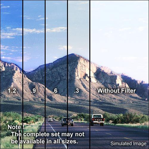 Formatt Hitech 3 x 3" Combination Color Conversion 85B/Graduated Neutral Density (ND) 1.2 Filter
