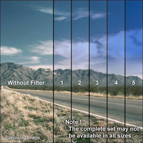 Formatt Hitech 4 x 5.65" Color Graduated Cool Blue 1 Filter