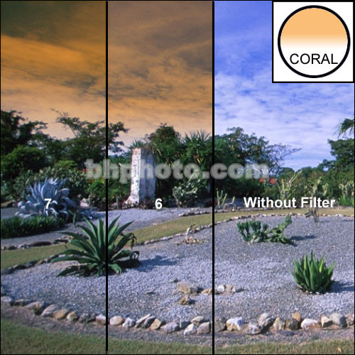 Formatt Hitech 4 x 5.65" Color Graduated Coral 7 Filter