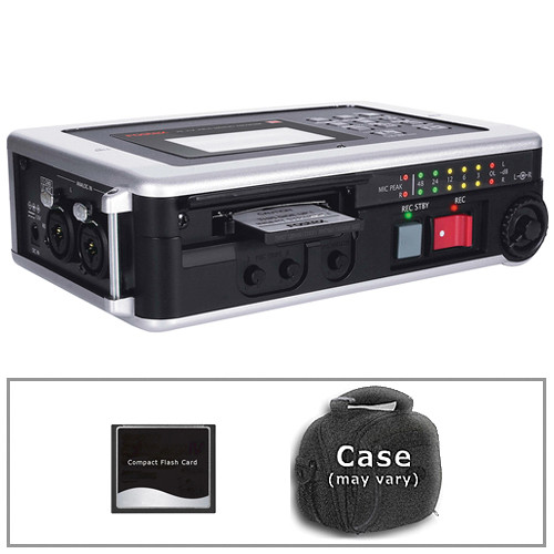 Fostex FR-2LE 2-Channel Digital Field Recorder Kit with CF Card and Case