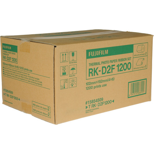 FUJIFILM RL-D2T1200B フォトプリントセット FUJIFILM RK-D2T1200 6x4