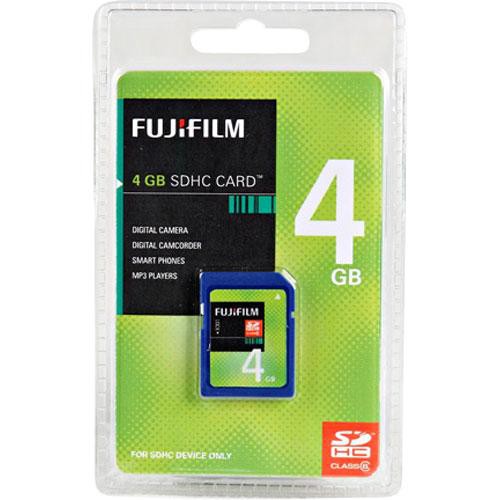 FUJIFILM 4GB SDHC Memory Card