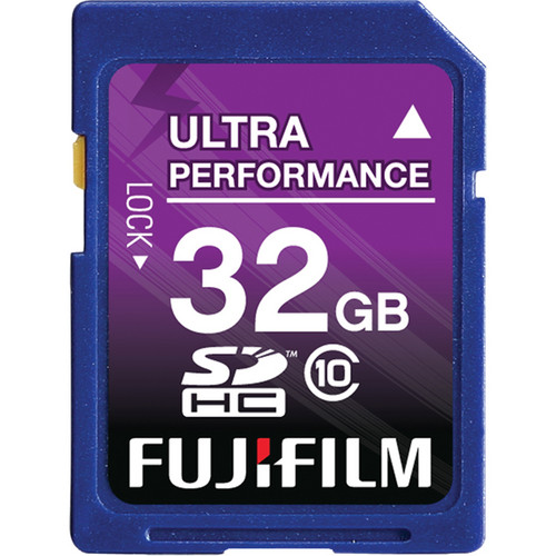FUJIFILM 32GB SDHC Memory Card Class 10