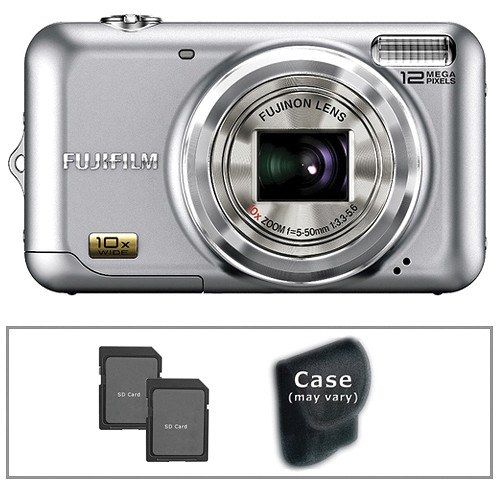 FUJIFILM FinePix JZ300 Digital Camera with Basic Accessory Kit