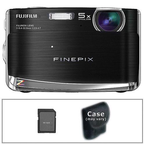 FUJIFILM FinePix Z70 Digital Camera with Basic Accessory Kit (Black)