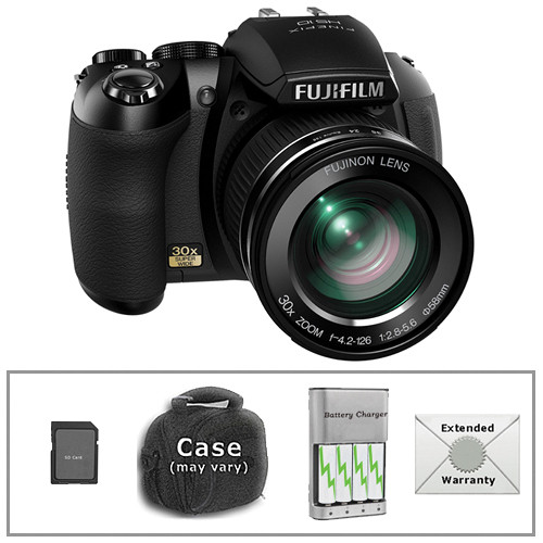 FUJIFILM Finepix HS10 Digital Camera with Deluxe Accessory Kit (Black)