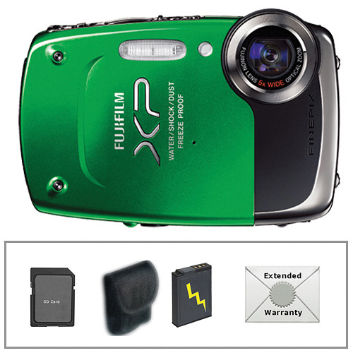 FUJIFILM Finepix XP20 Digital Camera with Deluxe Accessory Kit