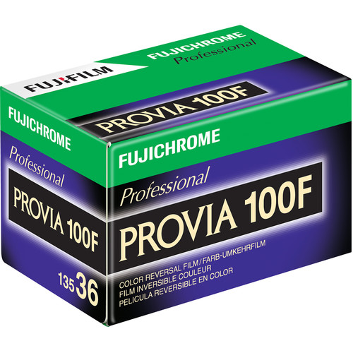 FUJIFILM Fujichrome Provia 100F Professional RDP-III Color Transparency Film (35mm Roll Film, 36 Exposures, Expired 05/18)