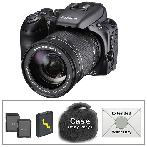 FUJIFILM S200EXR FinePix Super Zoom Digital Camera with Deluxe