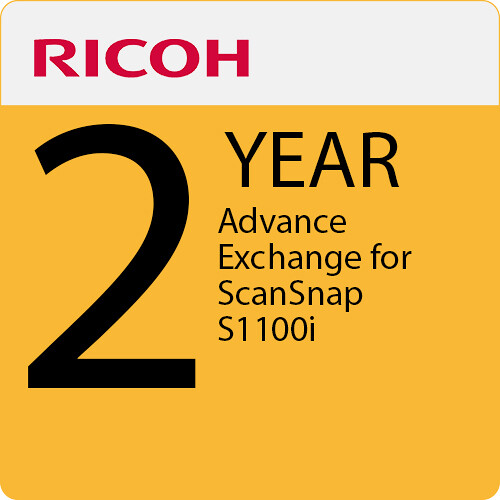 Ricoh 2-Year Advance Exchange for ScanSnap S1100i