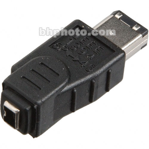 GGI FireWire 6-pin Male to 4-pin Female DV Adapter