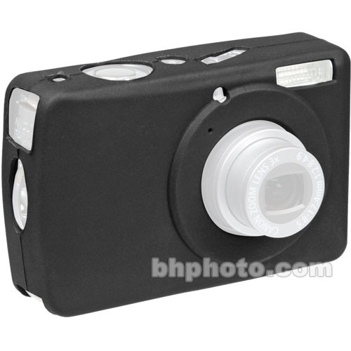 GGI Silicone Skin - for Canon PowerShot SD630 Digital Elph Camera (Black)
