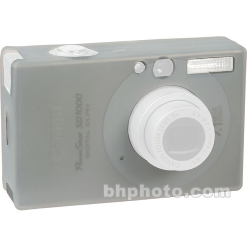 GGI Silicone Skin - for Canon PowerShot SD1000 Digital Elph Camera (Clear)