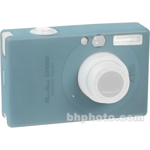 GGI Silicone Skin - for Canon PowerShot SD1000 Digital Elph Camera (Light Blue)