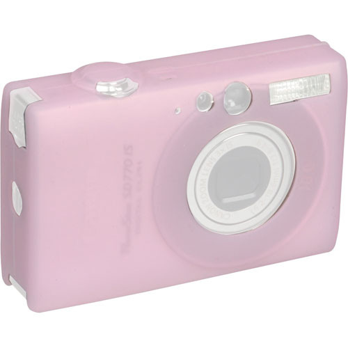 GGI Silicone Skin - for Canon PowerShot SD770 IS Digital Elph Camera (Light Pink)
