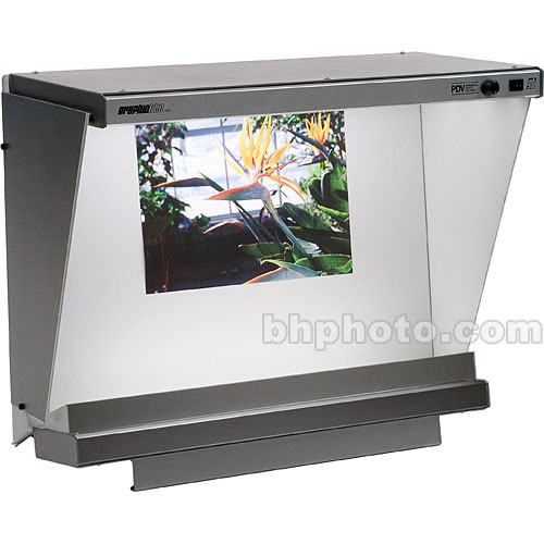 GTI PDV-2020E/DX Desktop Viewer with Lower Luminaire and Side Walls (23.5 x 25.3")