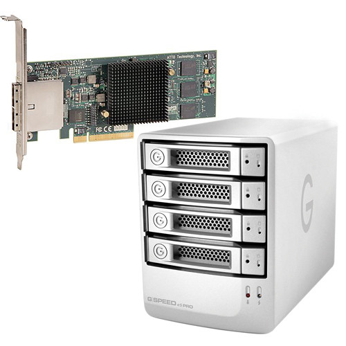 G-Technology 12TB G-Speed eS Pro RAID Array/ExpressSAS R680 RAID Adapter Kit