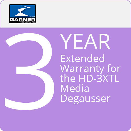 Garner 3-Year Extended Warranty for HD-3XTL
