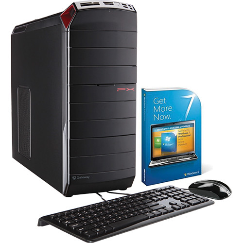 Gateway FX6831-01 Desktop Computer with Windows 7 Professional Upgrade