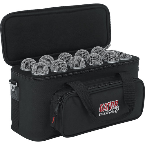 Gator GM-12B Padded Bag for 12 Microphones GM-12B B&H Photo Video Gator GM-12B Padded Bag for 12 Microphones GM-12B B&H Photo Video