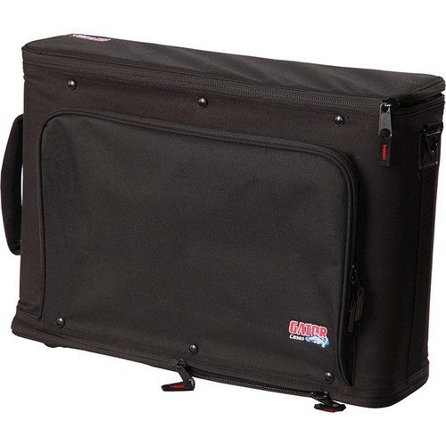 Gator 2U Lightweight Rack Bag With Laptop Pocket (Black)