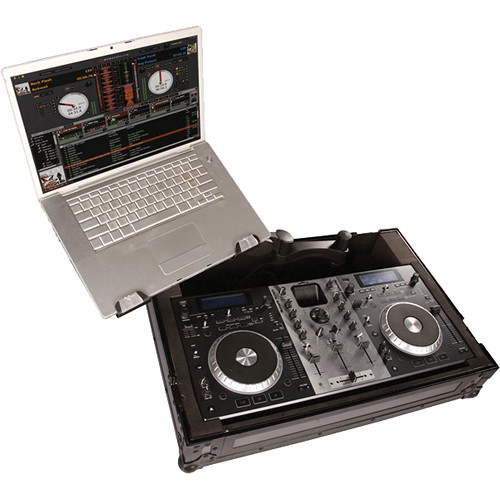 Gator G-TOUR MIXDECK-ARM1-PL Case for Numark Mixdeck with DJARM (Slate with Black Hardware)