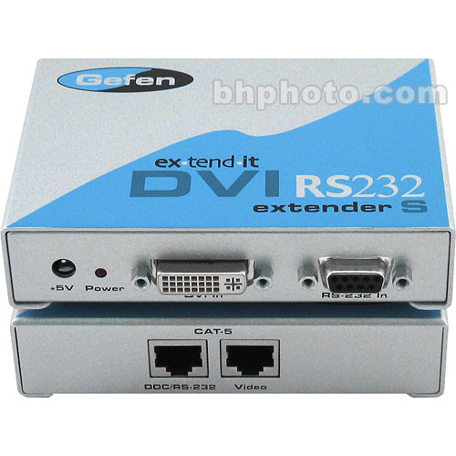 Gefen DVI RS232 - DVI & Serial / RS232 EXT-DVIRS232-CAT5N B&H