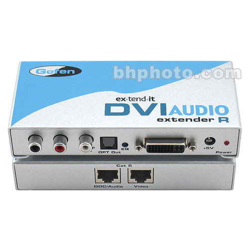 Gefen DVI Audio Extender (HDMI / DVI, Audio) Sender + Receiver
