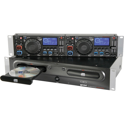 Gemini CDX-2500G DJ CD Player with Graphics Output for Karaoke