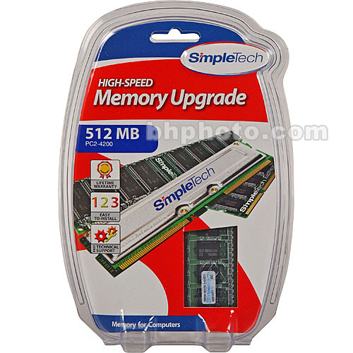 General Brand 512MB ECC Non-Registered DDR2-533 SD-Ram Dimm Memory