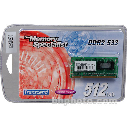 General Brand 512MB PC2-4200 SO-DIMM Memory