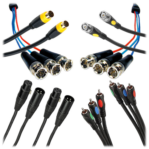 General Brand SDI/Component/Y/C/XLR RCA Cable Kit