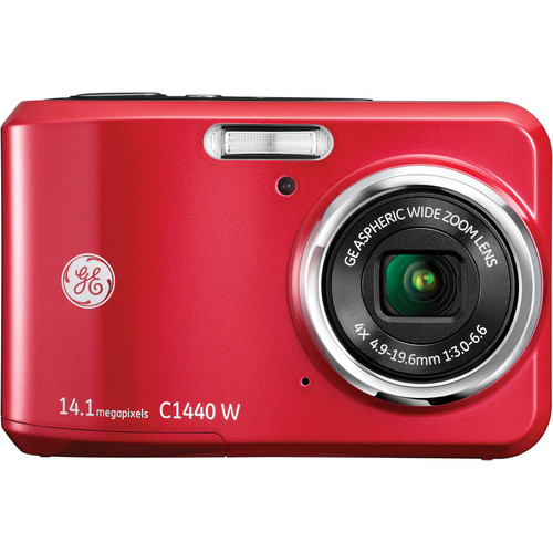 General Electric C1440W Digital Camera (Red)