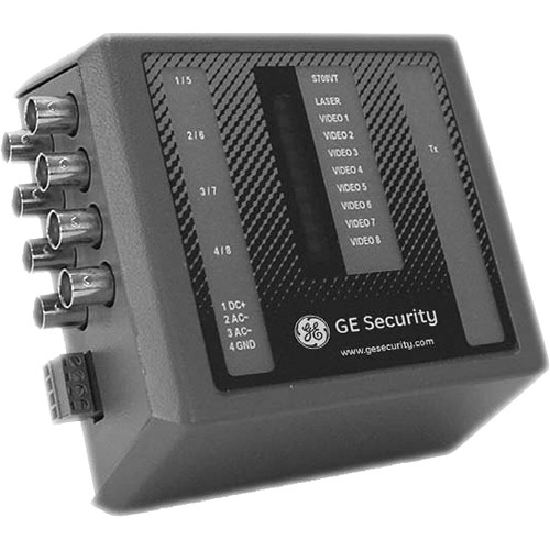 Interlogix 8-Channel Fiber Optic Video Transmitter (Single-mode)