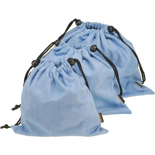 Giottos Microfiber Cleaning Pouch (7.9x7.9") Blue
